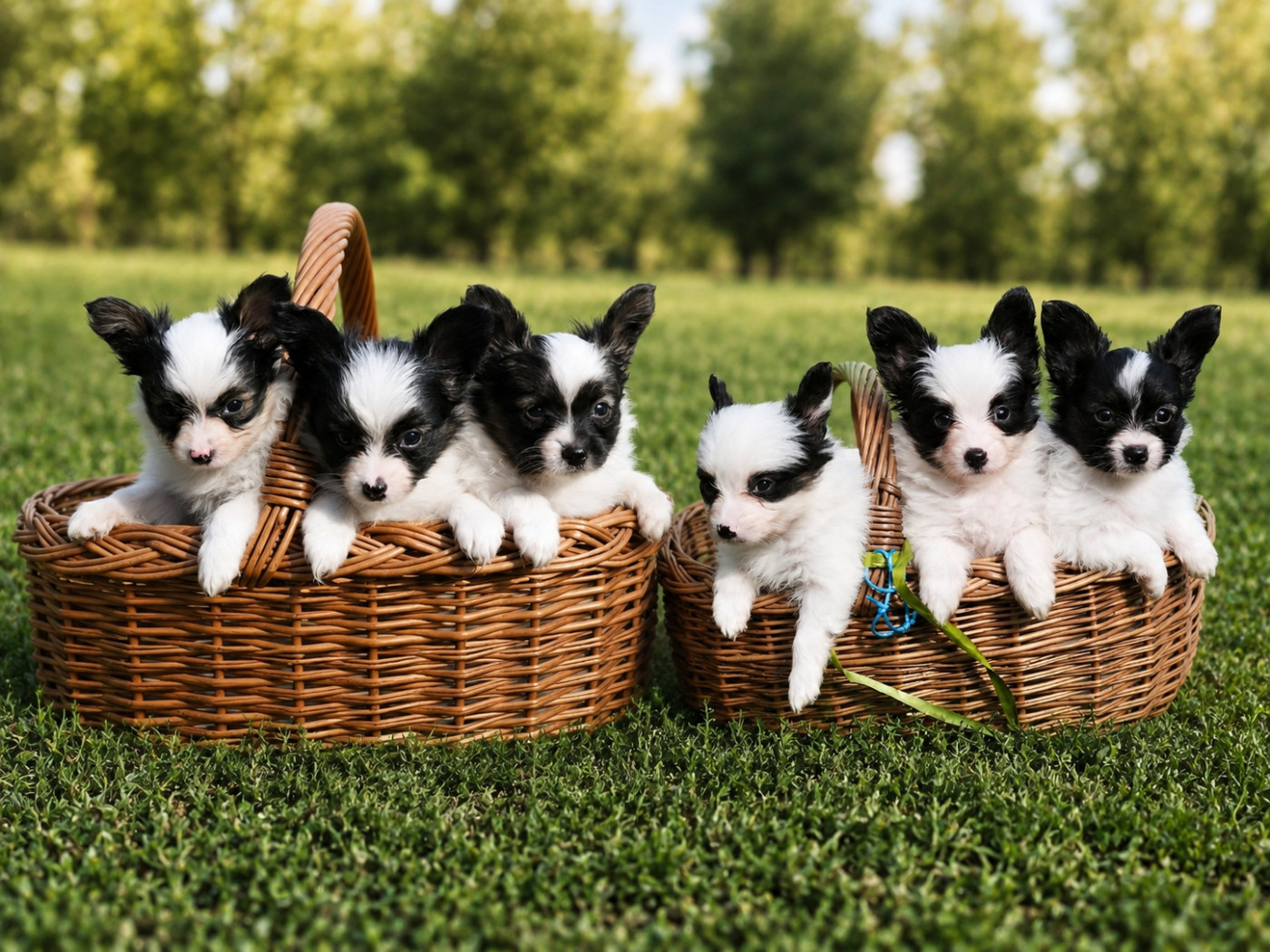 Chiot Epagneul nain Continental (Papillon) of Piek'Shawi